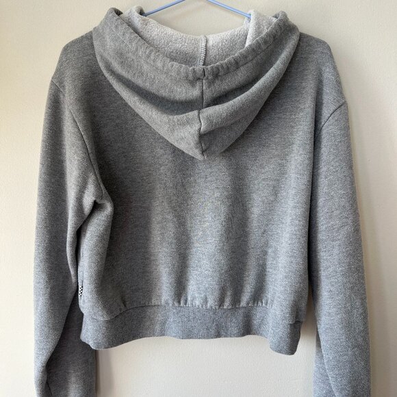Vans Cropped Hoodie – Heather Grey – Size S (Fits S/M) - Picture 3 of 5